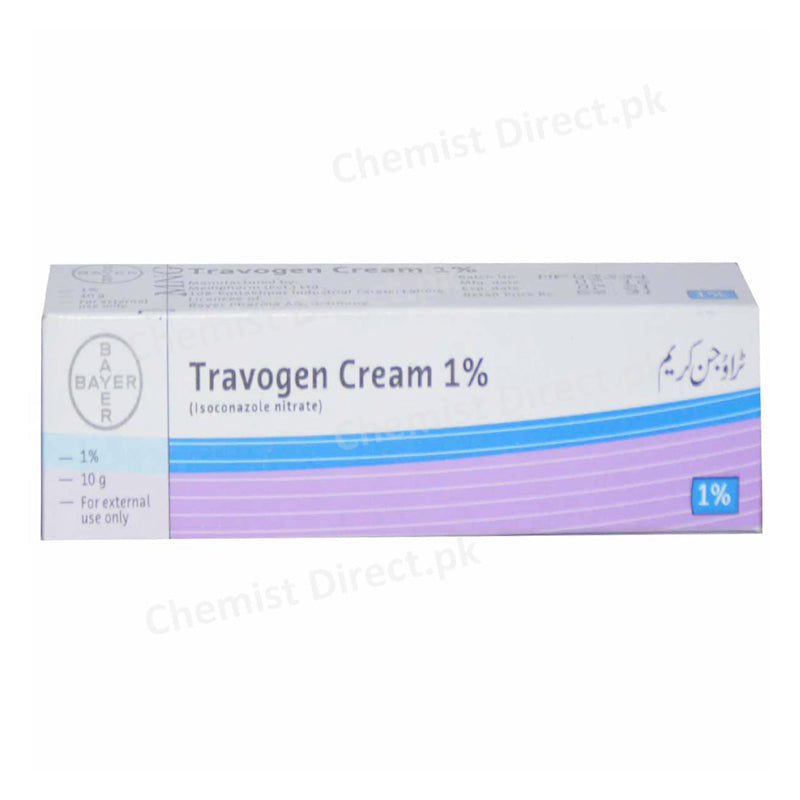 Travogen Cream 1_ 10g Bayer Health Care Pvt Ltd Anti Fungal Isoconazole