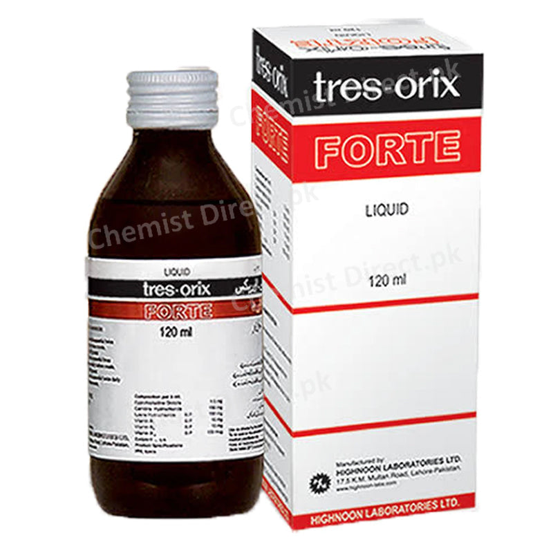 TresOrix Forte Syrup 120ml HIGHNOON LABORATORIES LTD Appetite Stimulant