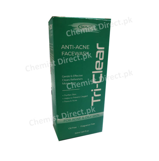 Tri-Clear Anti Acne Face Wash 120Ml Face Wash