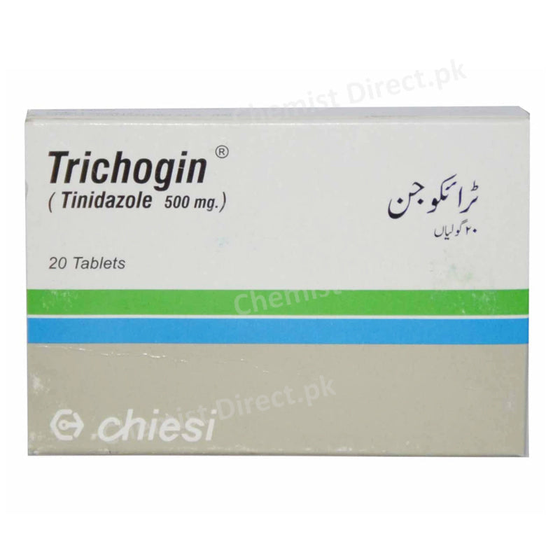 Trichogin 500mg Tablet Chiesi Pharmaceuticals Pvt_ Ltd Anti Amoebic Tinidazole
