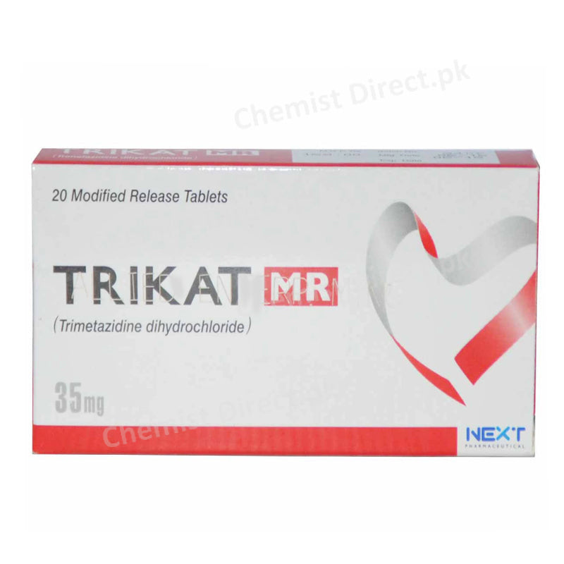 Trikat MR 35mg Tablet Trimetazidine dihydrochloride Next Pharma