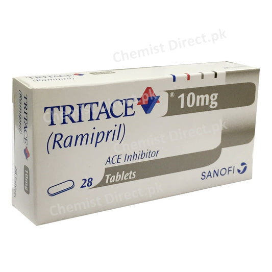 Tritace 10mg Tablet Ramipril Anti-Hypertensive Sanofi Aventis