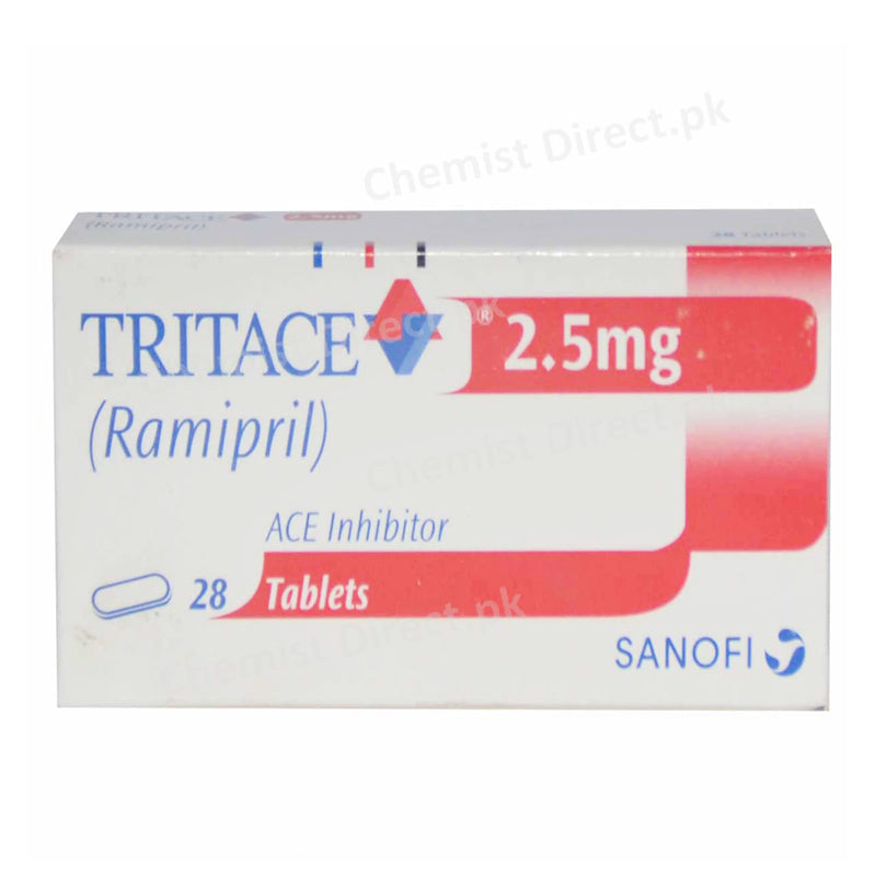 Tritace 2.5mg Tablet Ramipril Anti-Hypertensive Sanofi Aventis