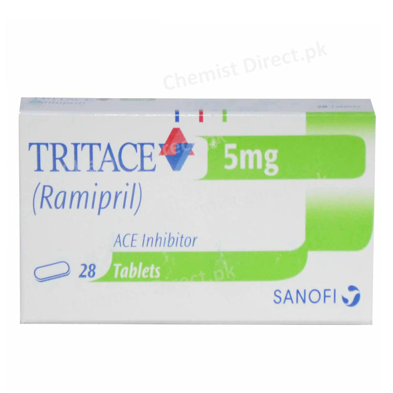 Tritace 5mg Tablet Ramipril Anti-Hypertensive Sanofi Aventis