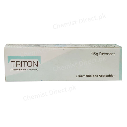 Triton Ointment 15gm Triamcinolone Acetonide Mass Pharma