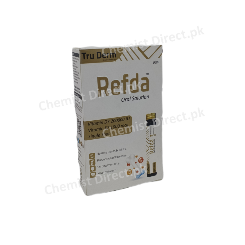Tru Derm Refda Oral Solution 20ml vitamins