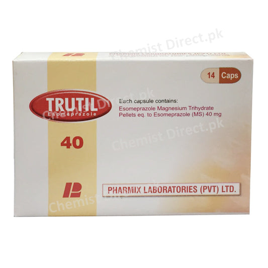 Trutil 40mg Capsules Esomeprazole