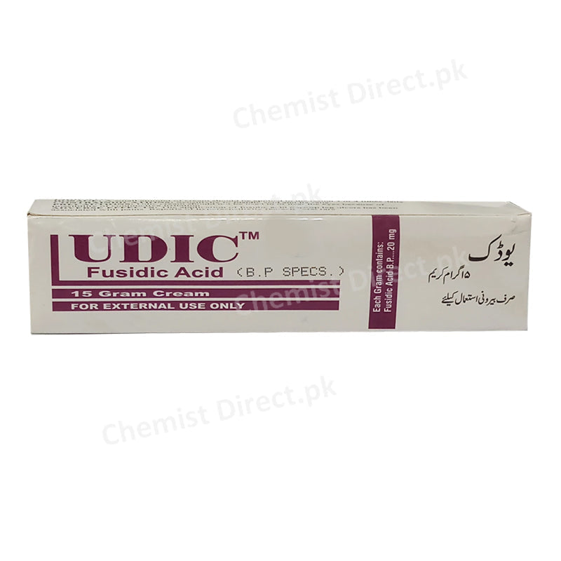 Udic Cream 15g Valor Pharmaceuticals Anti Bacterial Fusidic Acid