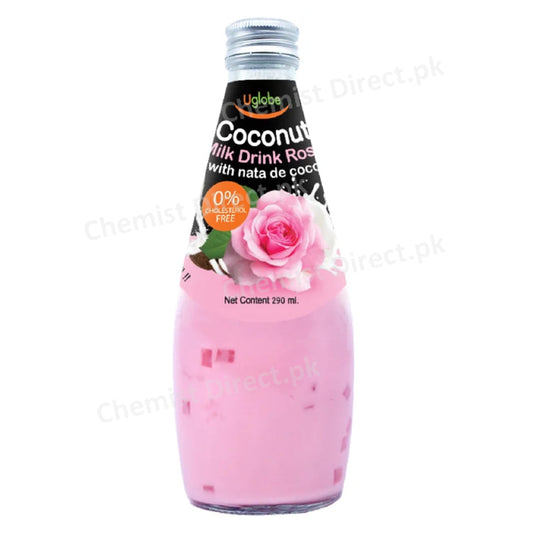 Uglobe Coconut Milk Drink Rose 290Ml Medicine