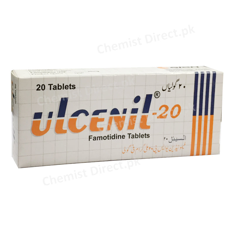 Ulcenil 20mg Tablet Siza International Pvt_ Ltd Anti Ulcerant Famotidine