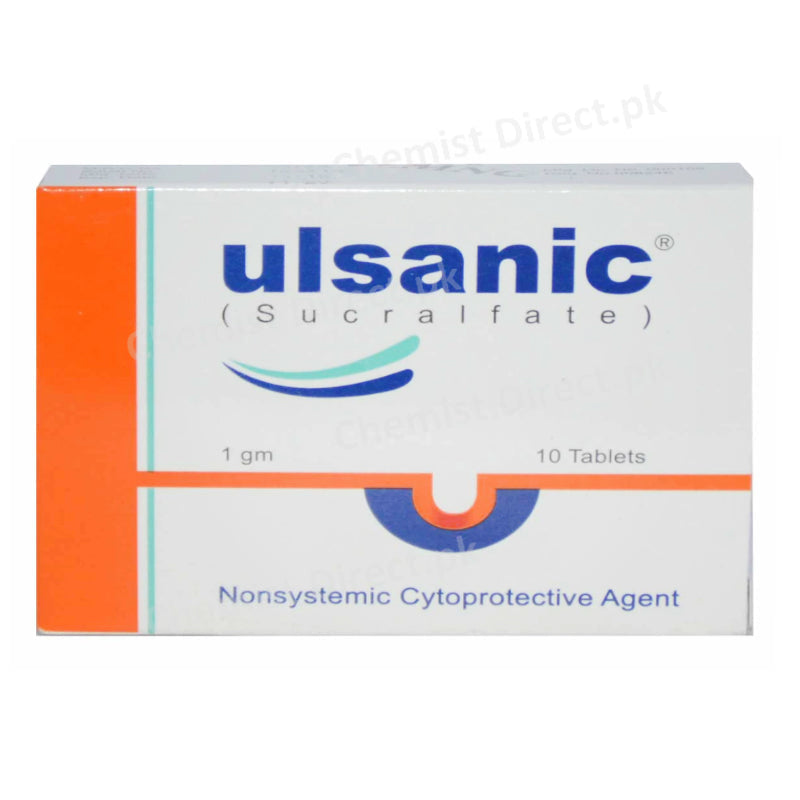 Ulsanic 1gm Tablet Highnoon Laboratories Ltd Gastric Mucosal Protectant Sucralfate