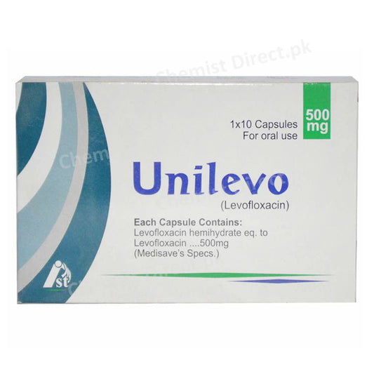 Unilevo 500mg Capsule levofloxacin Afarin Enterprises