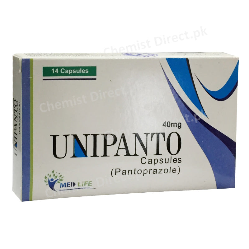 Unipanto 40mg Capsule Pantoprazole Medlife Pharma