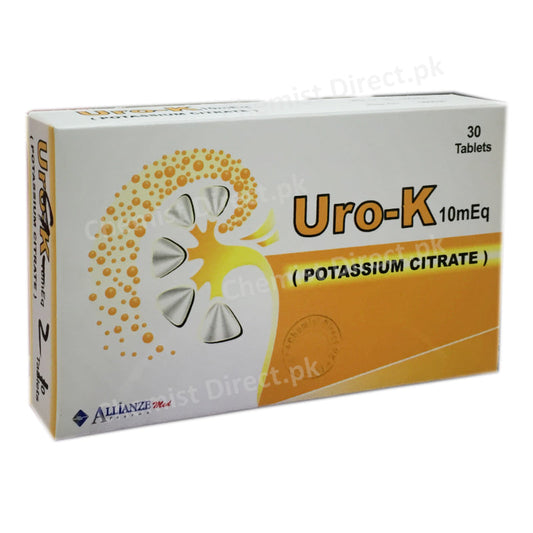 Uro K Tab 10mEq Tablet Potassium Citrate 