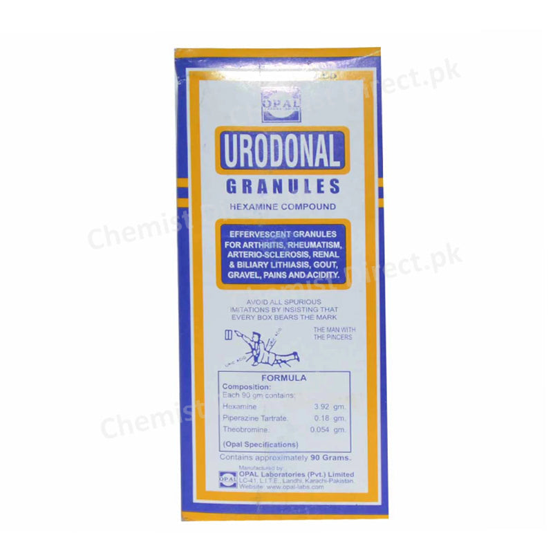 Urodonal Granules 90gm Hexamine Compound Opal Laboratories Urinary Anti-Infective