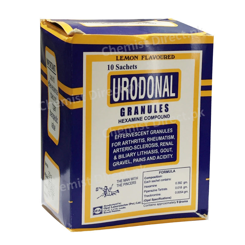 Urodonal Granules Sachet Hexamine Compound Opal Laboratories Urinary Anti-Infective