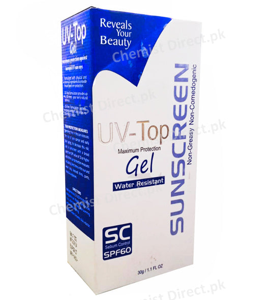Uv-Top Gel Spf60 30G Skin Care