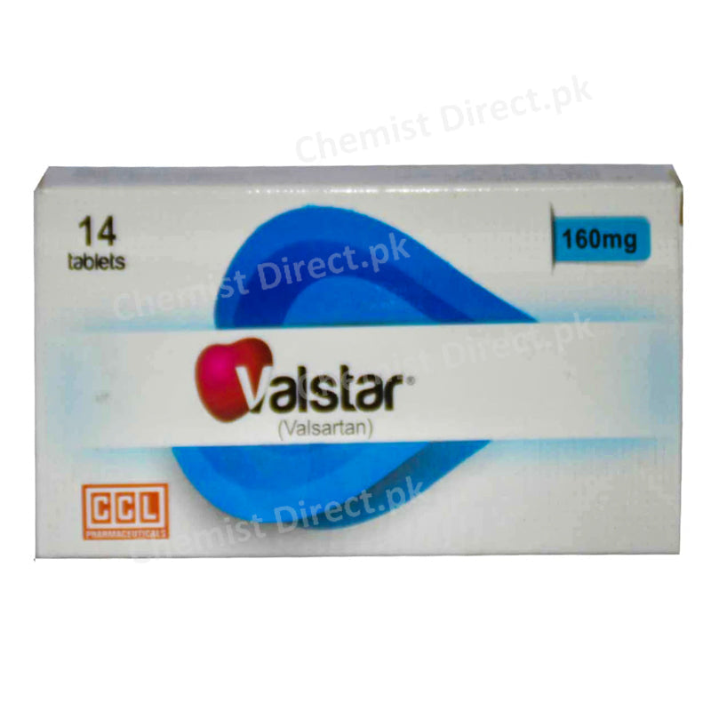 Valstar 160mg Tablet Anti-Hypertensive Valsartan CCL Pharma