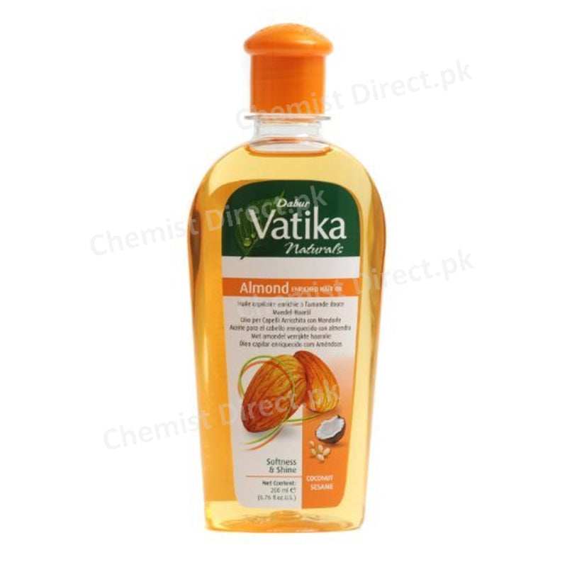 Vatika Almond Hair Oil 200Ml Personal Care