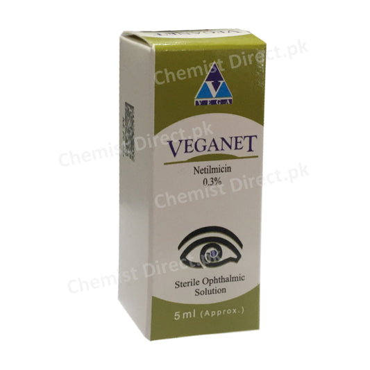 Veganet Eye Drops 5Ml Medicine