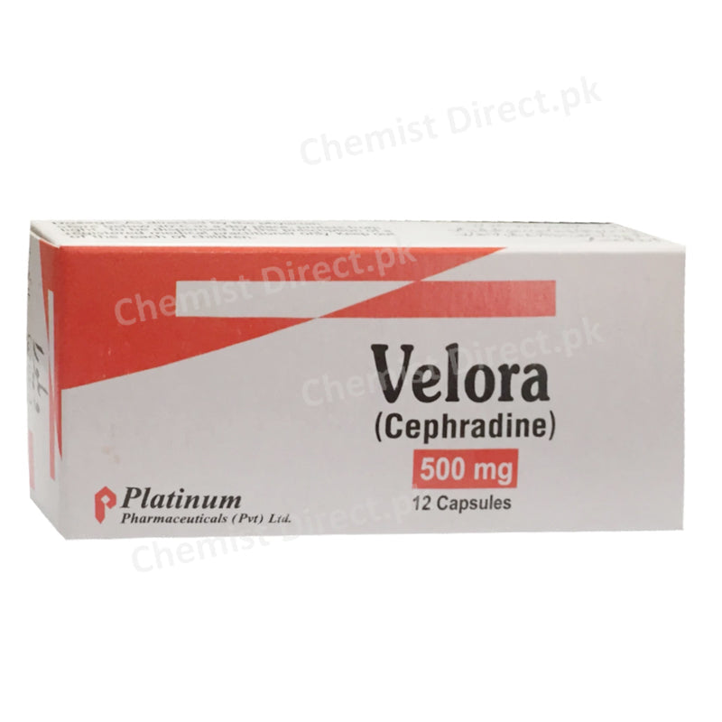 velora 500mg capsule platinum pharmaceuticals pvt_  ltd cephalosporin antibiotic cephradine