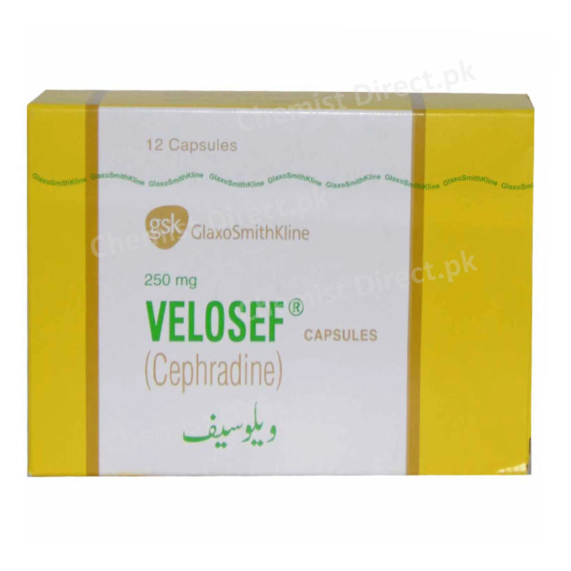 Velosef 250mg Capsule Glaxosmithkline Pakistan Limited Cephalosporin Antibiotic Cephradine