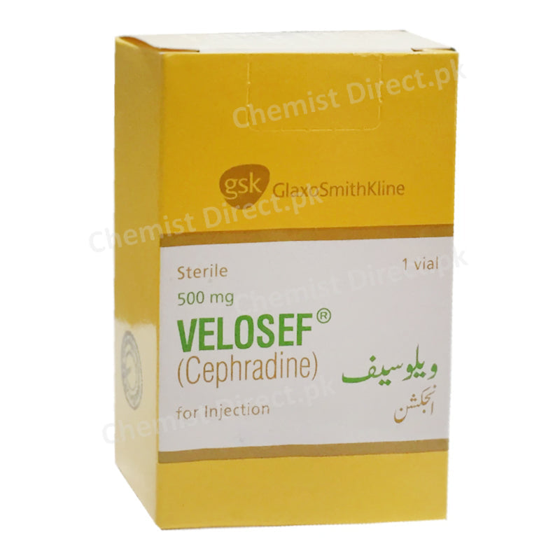 Velosef 500mg Injection  Glaxosmithkline Pakistan Limited Cephalosporin Antibiotic Cephradine