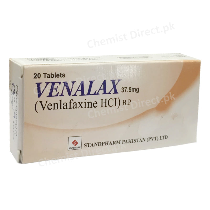 Venalax 37.5mg Tablet Standpharm Pvt Ltd Anti Depressant Venlafaxine Hydrochloride