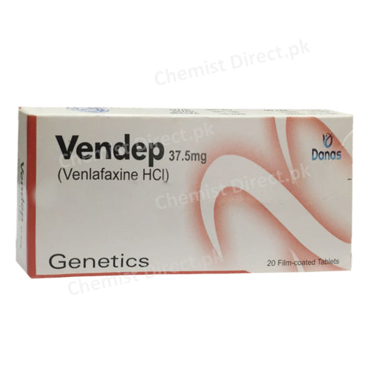 Vendep 37.5mg Tablet  Genetics Pharmaceuticals Anti Derpessant Venlafaxine HCL