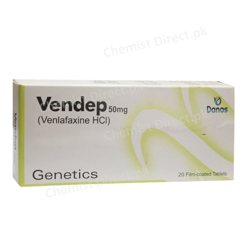 Vendep 50mg Tablet  Genetics Pharmaceuticals Anti Derpessant Venlafaxine HCl