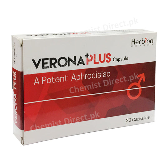 Verona Plus Capsule A Potent Aphrodisiac Herbion Pharma