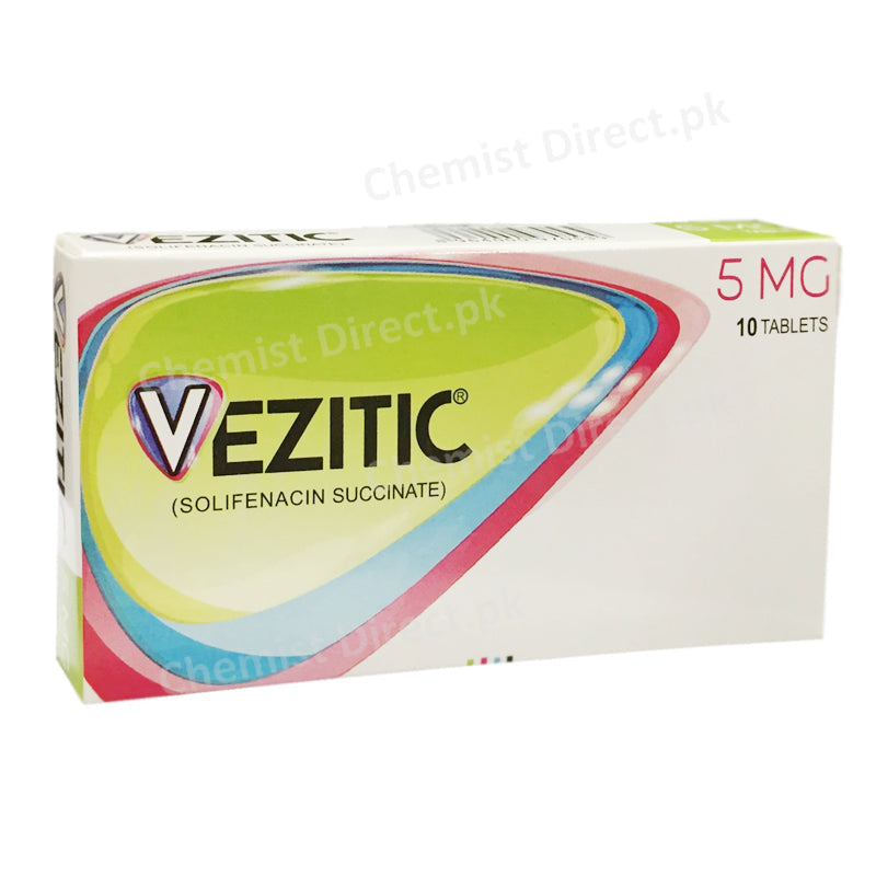 Vezitic 5mg Tablet Solifenacin Succinate CCL Pharma Overactive Bladder
