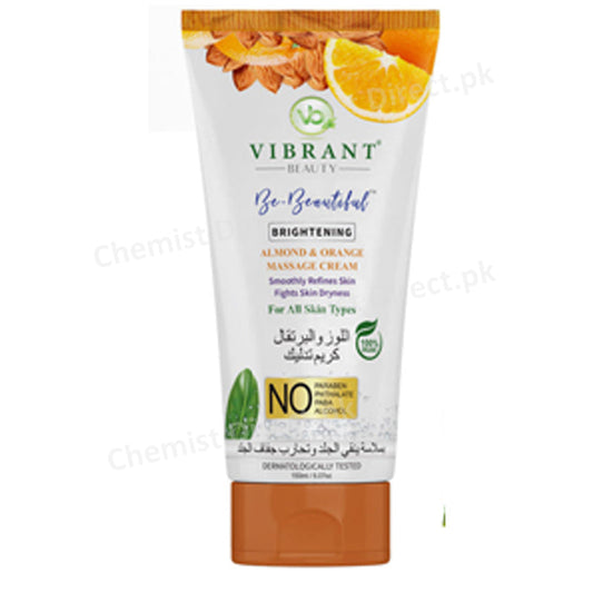 Vibrant Almondand Orange Massage Cream 150ml jpg