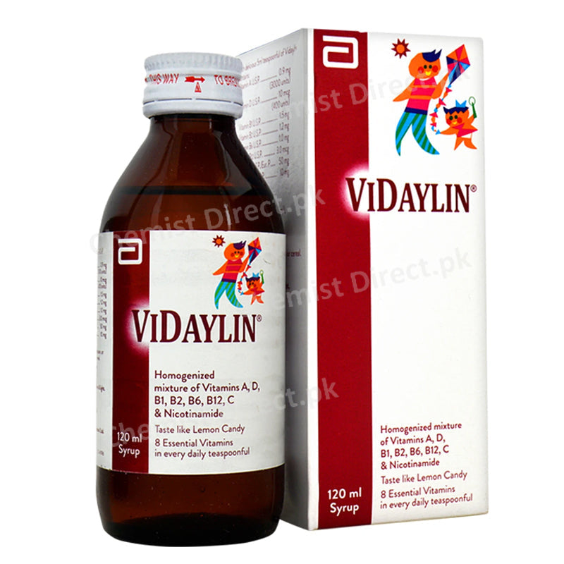 Vidaylin 120ml Syrup Abbott Laboratories Pakistan_ Ltd Vitamin Supplement