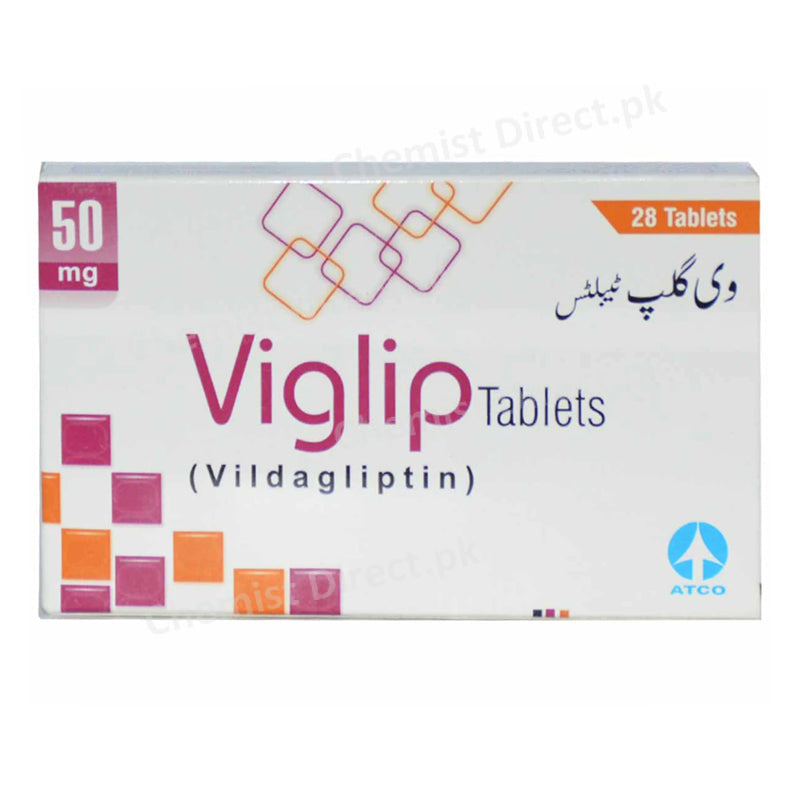 Viglip 50mg Tablet Atco Laboratories Pvt_ Ltd Oral Hypoglycemic Vildagliptin