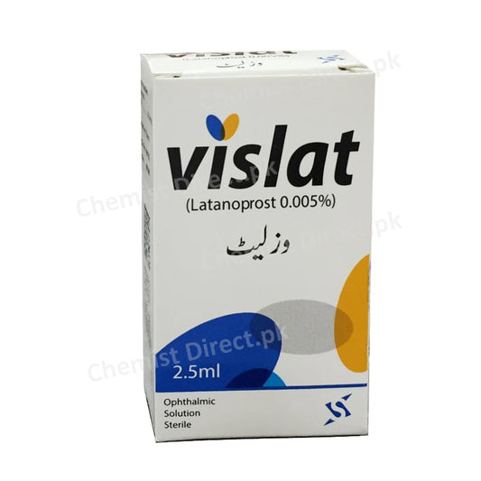 Vislat Eye Drop 2.5ml Latanoprost 0.005% Anti-Glaucoma Sante Pharma