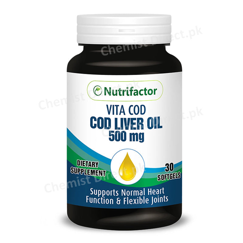 Vita Cod cod liver oil 500mg Nutrifactor