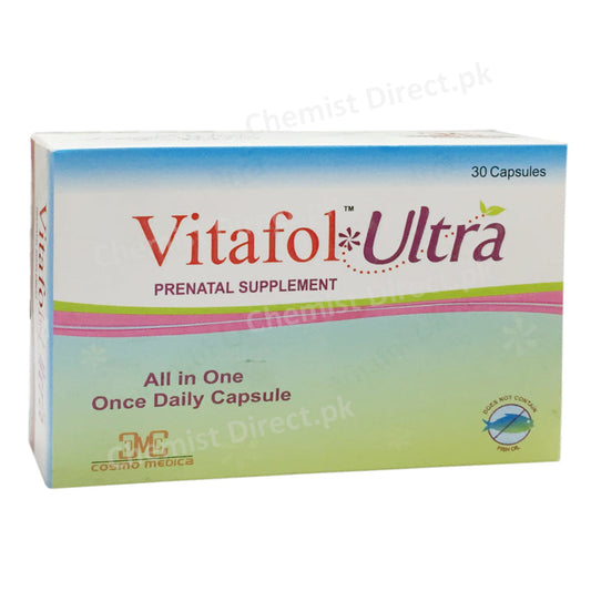 Vitafol Ultra Capsule Prenatal Supplement Cosmo medica