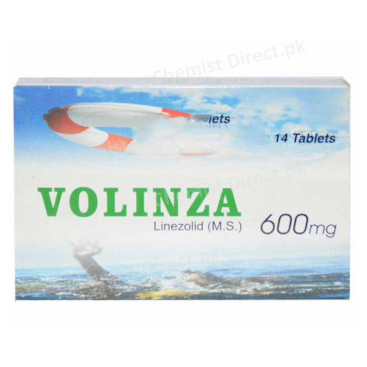 Volinza Tablet 600mg Linezolid M.S Anti-bacterial/Oxazolidone Wilshire Laboratories 