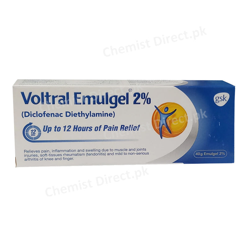 Voltral Emulgel 2_ 40gm NSAID Diclofenac Diethyamine