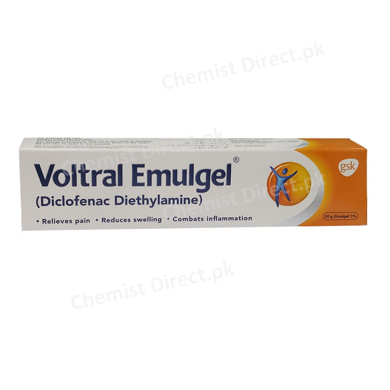 Voltral Emulgel Gel 20G NSAID Diclofenac Diethyamine