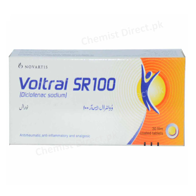 Voltral Sr 100mg Tablet Novartis Pharma PakistanLtd Diclofenac Sodium