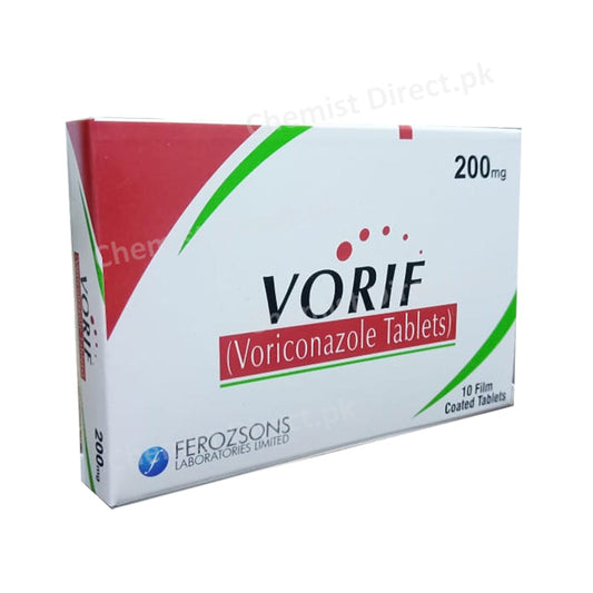 Vorif 200Mg Tab Medicine & Drugs