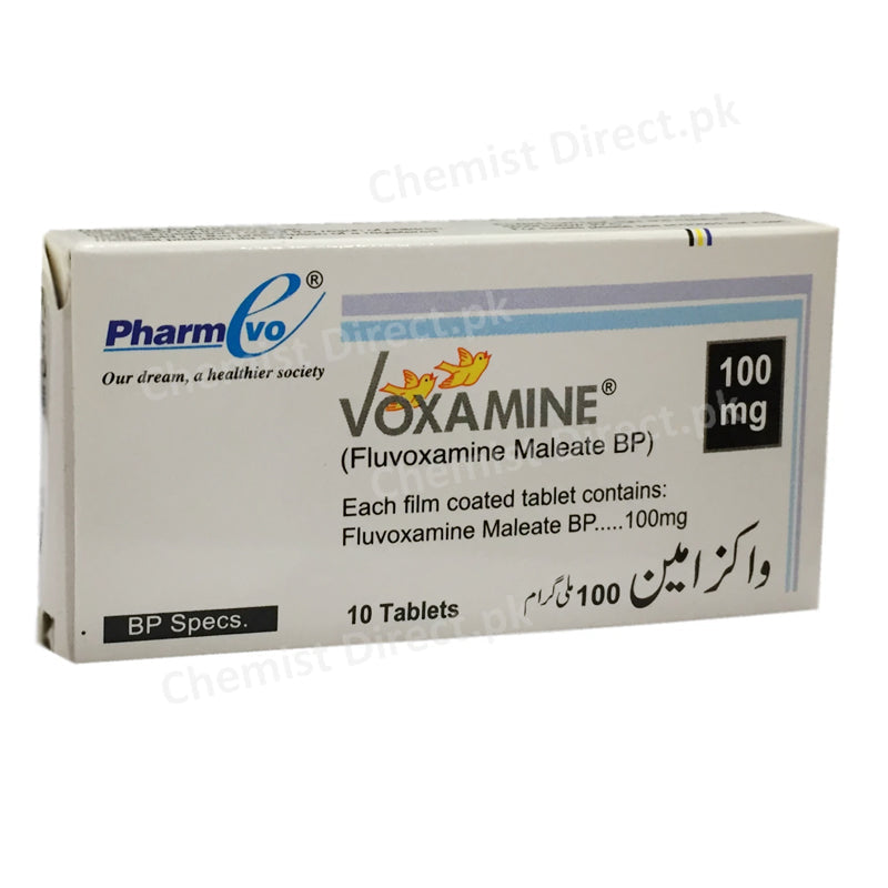 Voxamine 100mg Tablet Pharm Evo Pvt_ Ltd Anti Depressant Fluvoxamine Maleate