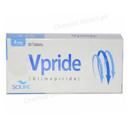 Vpride 4mg Tablet Scilife Pharma Glimepiride