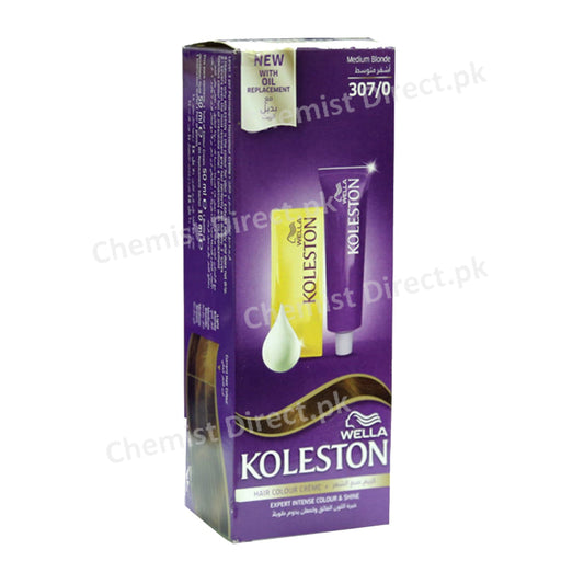 Wella Koleston 307/0 Medium Blonde Color Personal Care