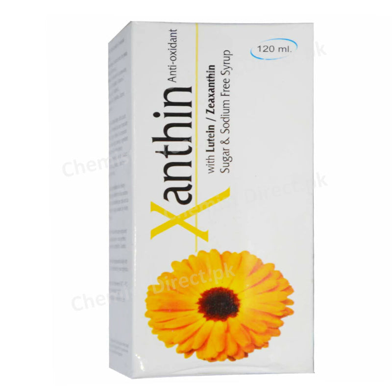 Xanthin Syrup 120ml Lutein/Zeaxanthin Sugar&Sodium Free Vega Pharma