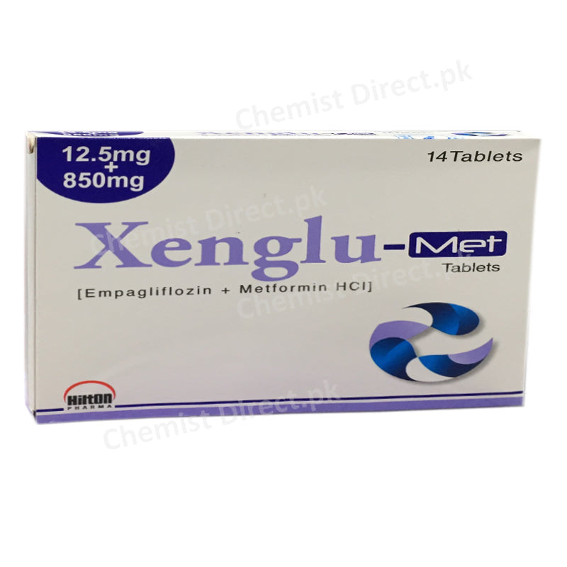 Xenglu Met 12.5 850mg ablet Hilton Pharma Pvt Ltd Oral Hypoglycemic EMPAGLIFLOZIN METFORMIN HCL