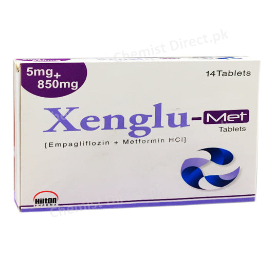     Xenglu Met 5 850mg Tablet Hilton Pharma Pvt Ltd Oral Hypoglycemic