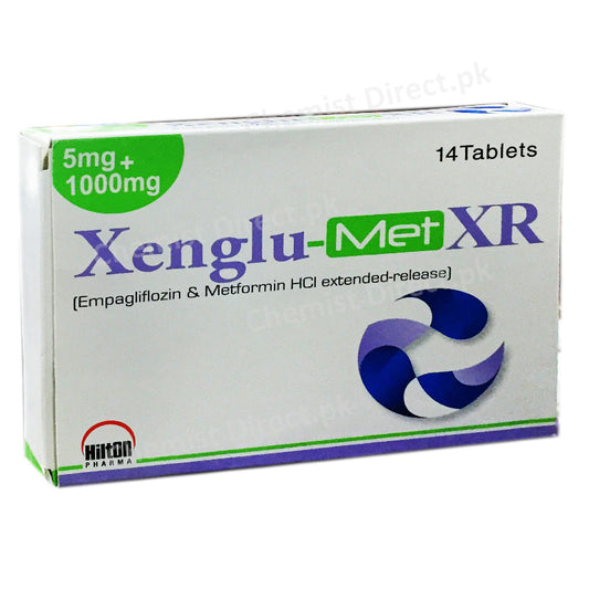 Xenglu-Met Xr 5Mg+1000Mg Tablet Medicine